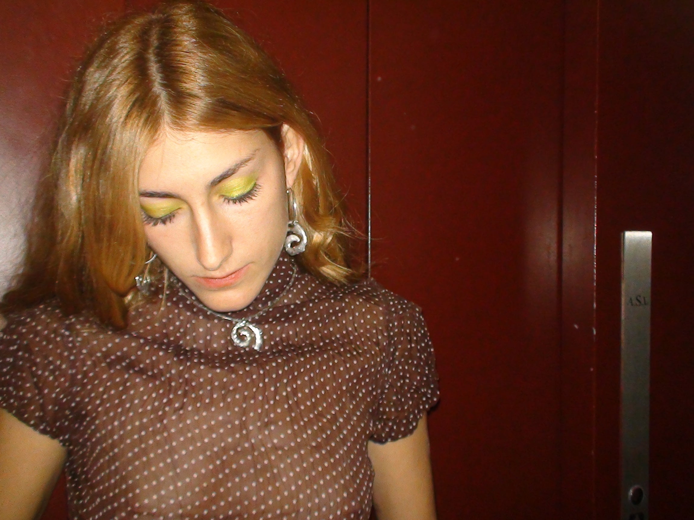 Ensemble de bijoux spirale en étain fondu à la main collection archive design Lolie