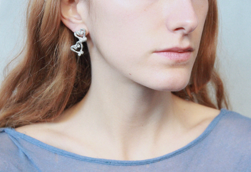 Baby Heart Swirl Earrings