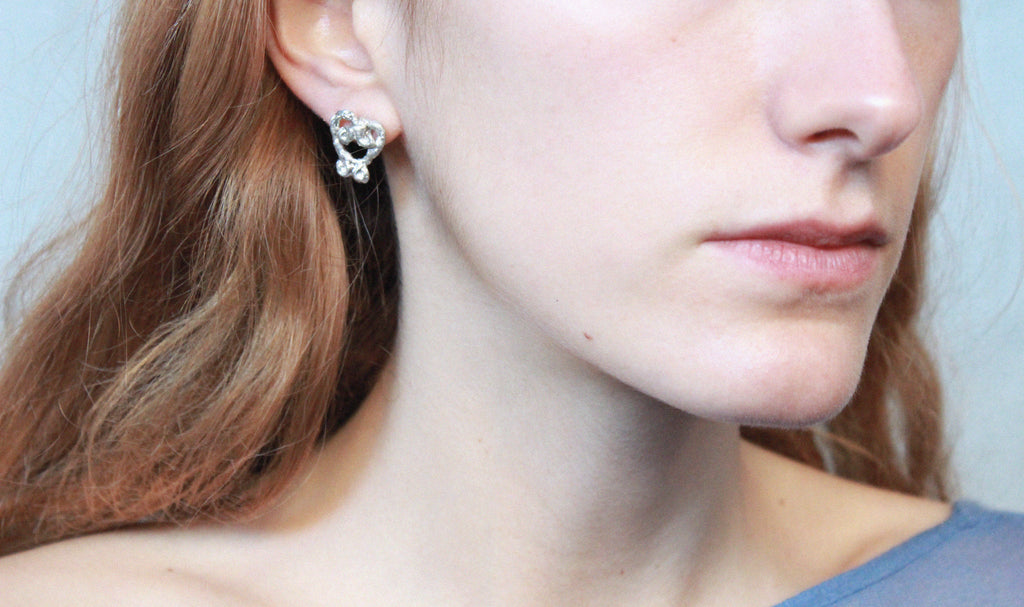 Baby Heart Swirl Earrings