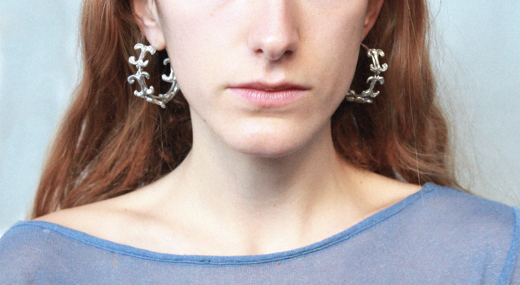 Triple Swirl Earrings