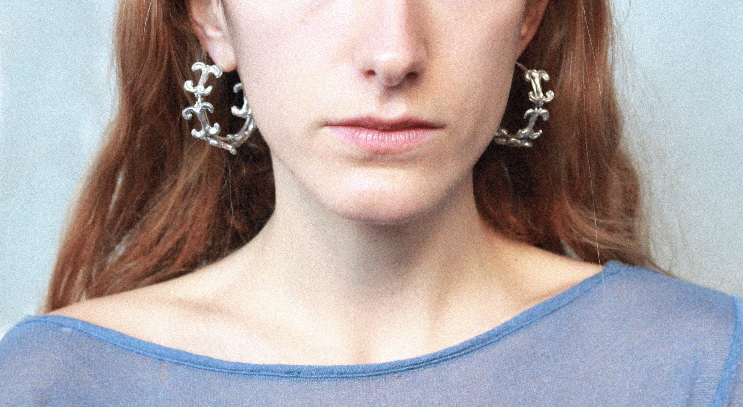 Triple Swirl Earrings