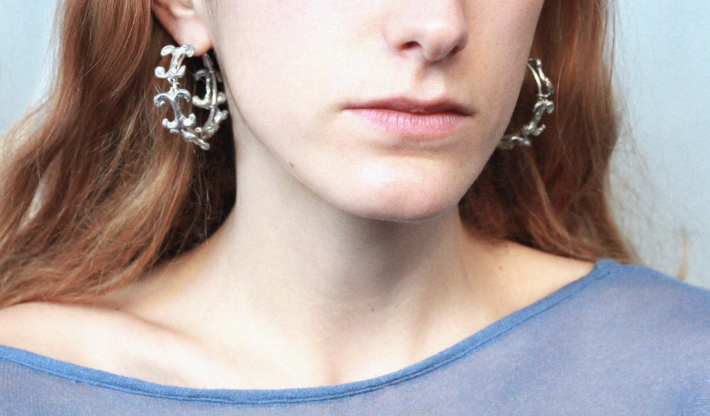 Triple Swirl Earrings