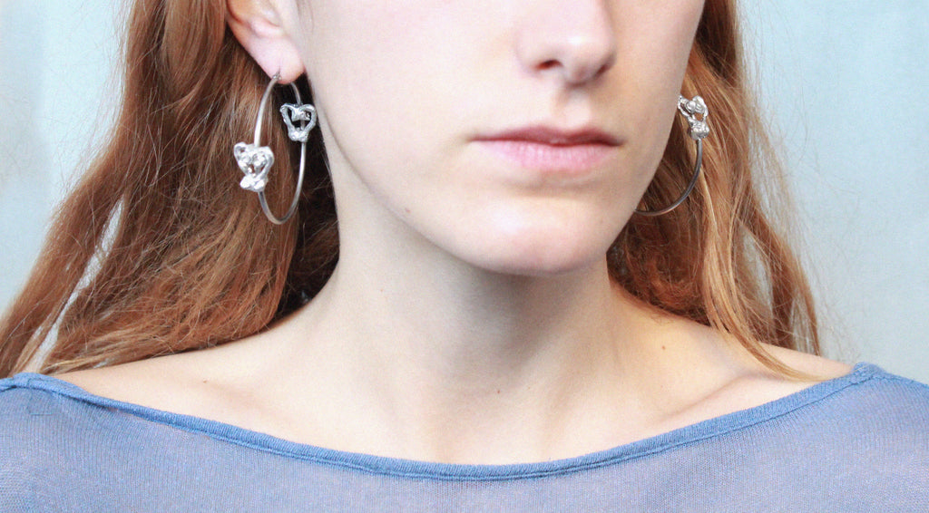 Triple Swirl Earrings