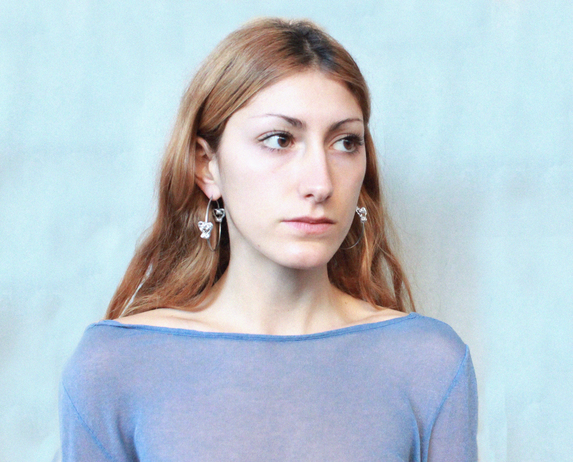 Triple Swirl Earrings