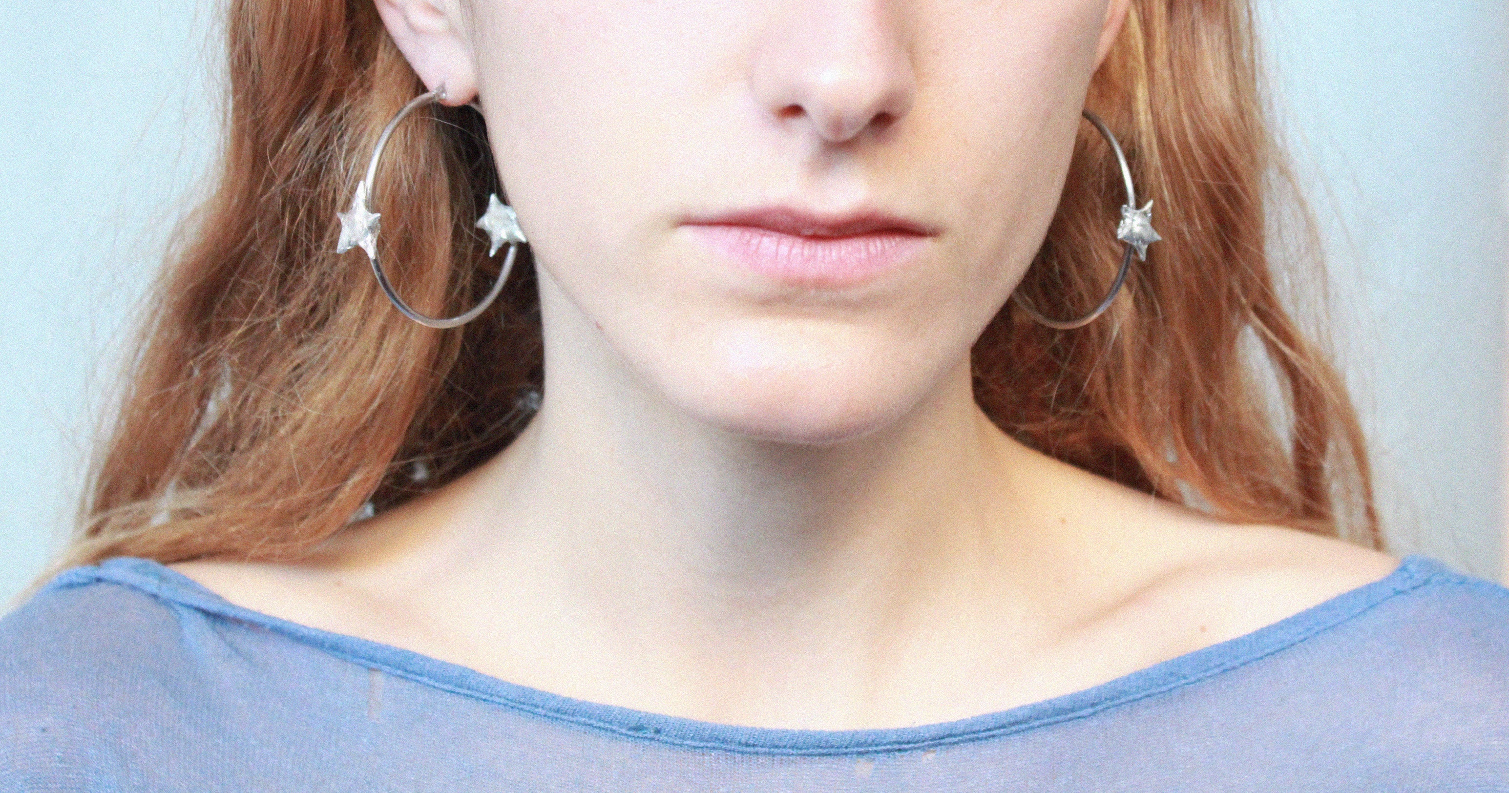 Triple Swirl Earrings