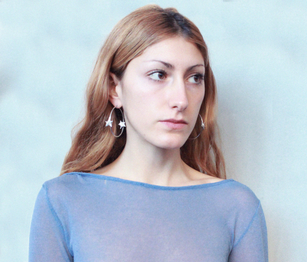 Triple Swirl Earrings