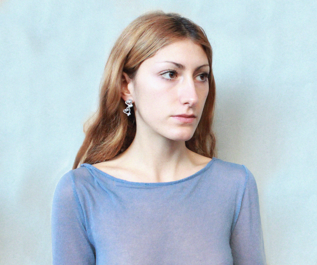 Baby Heart Swirl Earrings