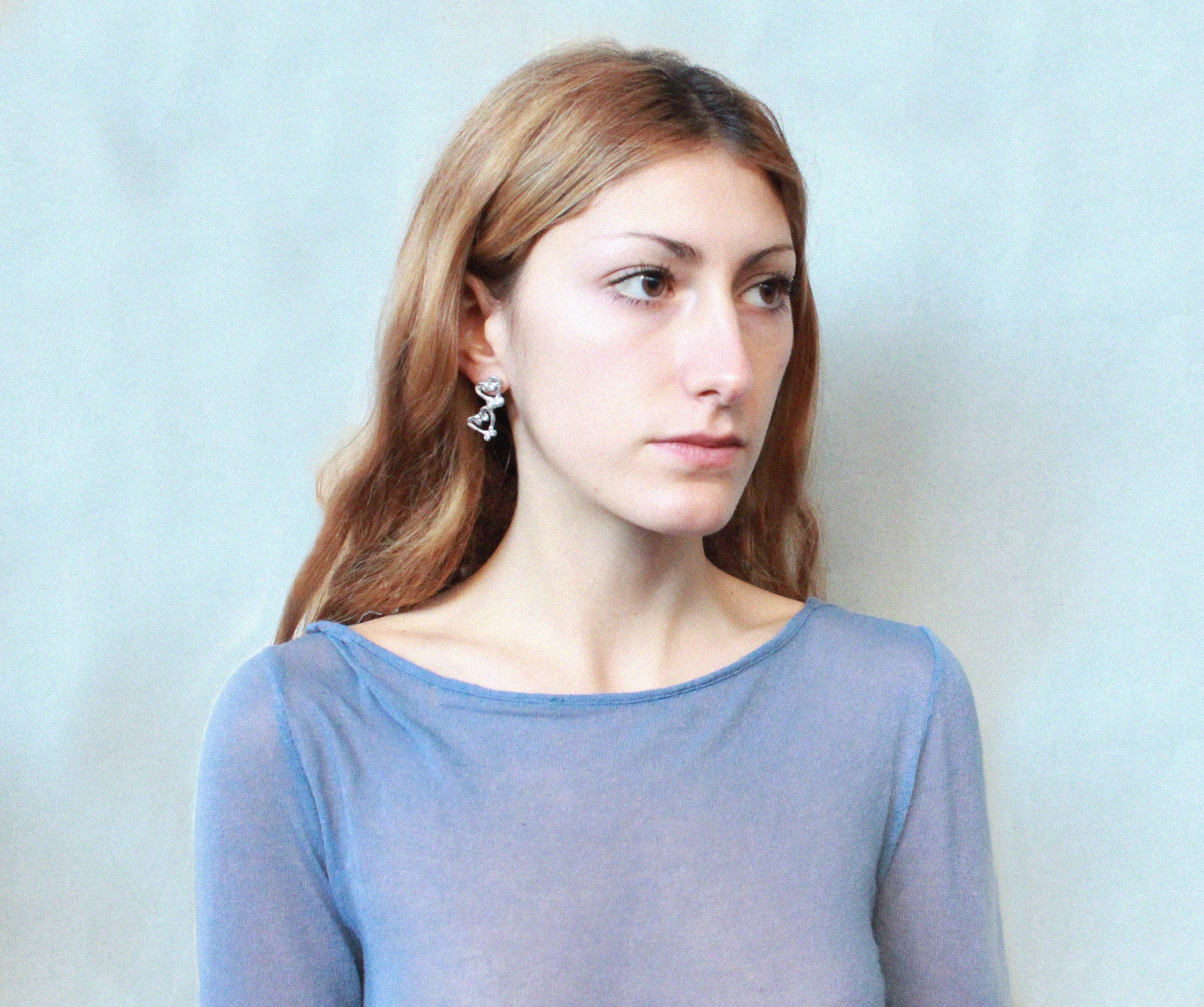 Baby Heart Swirl Earrings